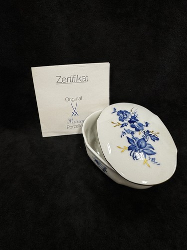 Meissen porzellan deckeldose - meissen,