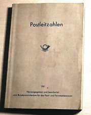 POSTLEITZAHLEN Buch 1961++Hsg. Bundesministerium Post- und Fernmeldewesen