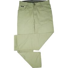 HUGO BOSS Alabama Herren Jeans Hose Straight Leg regular 52 XL W36 L32 Oliv grün