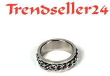 Edelstahlring mit eingelasener