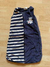 PAPAGINO Schlafsack 70cm 100 % Baumwolle Baby ärmellos blau