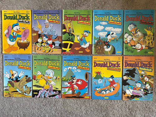 10x donald duck sonderheft - donald,