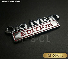 3D Auto Aufkleber Old Man