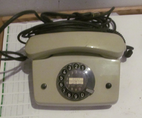 Schönes altes telefon mit - altes,