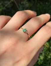 Natürlicher Smaragd Und