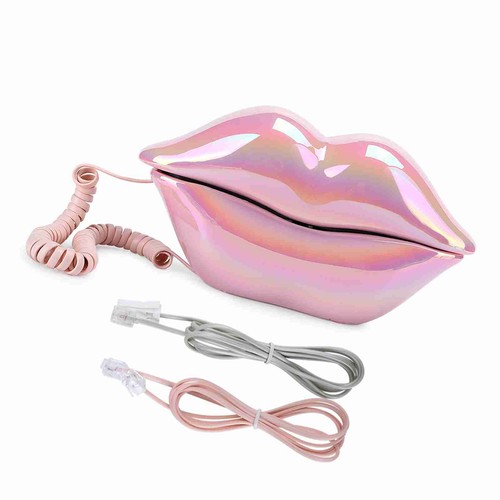 Telefon mit witzigen - witzigen, lippen