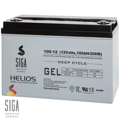 Akku 100ah 12v gel - 12v, batterie
