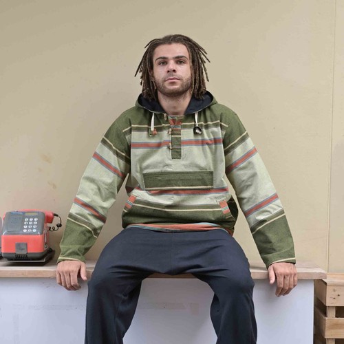 Baja hoodie vintage pullover - hoodie, |