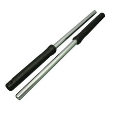 Telegabel schwarz silber für