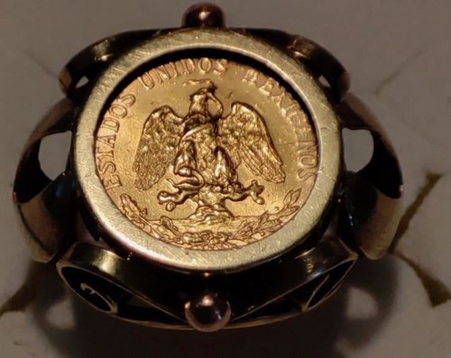 Damenring münzring 585 gold - 585, +