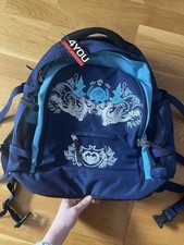 4YOU Schul Rucksack Blau Back