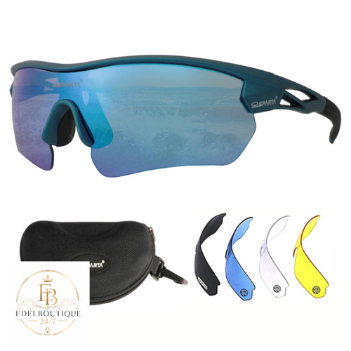 Polarisierte sportbrille mit - polarisierte,