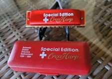  RARITÄT Hohner mundharmonika  Cross Harp (1921--1991) C-Dur Neuwertig 