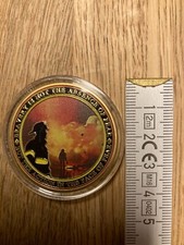  Feuerwehr  Sammlerstück Münze Coin Amerika THANK YOU FOR SERVICE