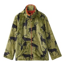 Hatley fleecejacke mit elchen - hatley,