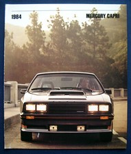 Prospekt brochure 1984 Mercury