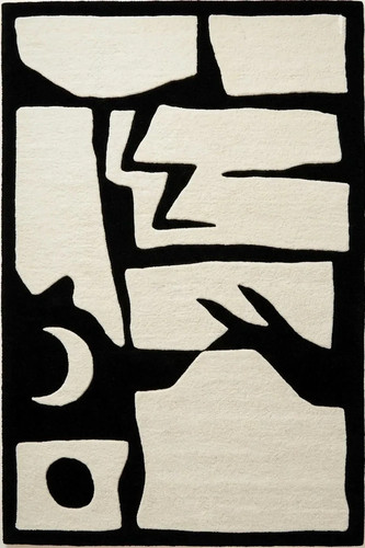 Handgetufteter wollteppich - handgetufteter,