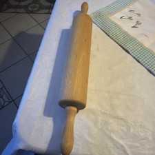 Altes Nudelholz Wellholz Teigausroller ca. 44 cm L. 6 Cm D.Holz. Stabil Schwer
