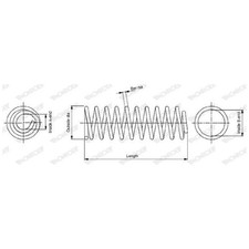 Monroe Fahrwerksfeder vorne