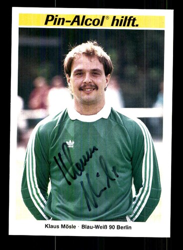 Klaus mösle autogrammkarte - klaus,