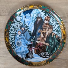 Royal Copenhagen Denmark Sammelteller Weihnachtsteller 1991