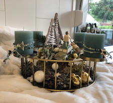 40cm Adventskranz Smaragd