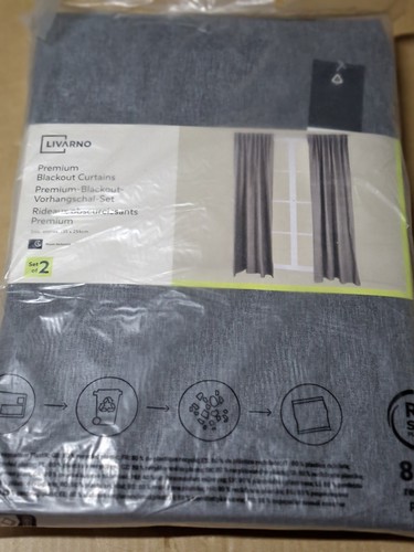 Blackout-Vorhangschal-Set