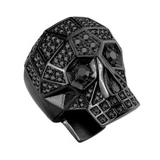 Totenkopf Biker Ring Edelstahl