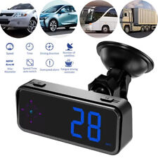 Mini Auto GPS HUD Digital Tachometer Kompass Head Up Display MPH KM/H Universal