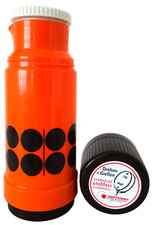 Dr. Zimmermann Thermoskanne orange Retro Design 70er W. Germany 300 ml Space Age