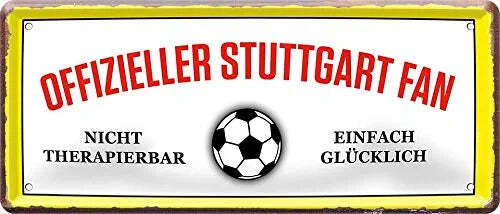 Blechschild fußball - blechschild,