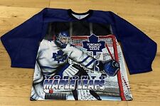 Vintage 1990s Toronto Maple Leafs All Over Print Hockey Jersey / Vintage NHL CCM