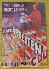 Ansichtskarte CDU-Wahlplakat- Bundestagswahl 1949  (1-25)