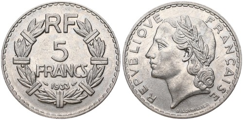 Frankreich france 5 - france, francs