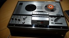 Vintage Grundig TK 146 Tonbandgerät Bj.1969/73 Koffertonband schön