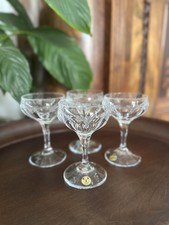 4 Peill Kristall Likörgläser