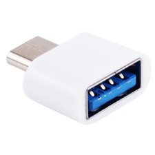 OTG USB C auf USB A Adapter Stick Telefon Daten Übertragung Buchse Weiß A25