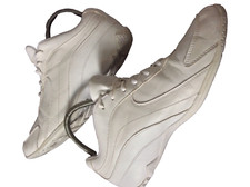 Kaepa Turnschuhe Schuhe Damen Größe 7 Leder weiß Turnschuhe Gehen Laufen flach V