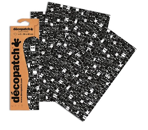 Decopatch papier 3er pack - papier,