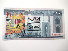 a)  J.M. BASQUIAT: BANKNOTE 1x