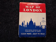 Geographers Map of London aus den 60ziger Jahren