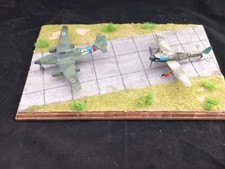 Diorama Flugplatz Betonpiste 1/72 universal für Flugzeuge