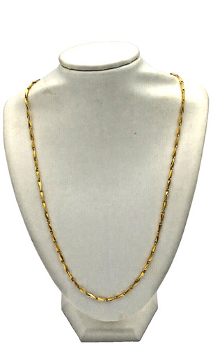 Halskette aus 916er gelbgold - aus,