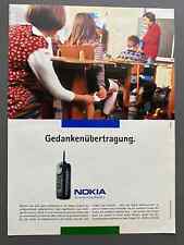 Nokia Communicator Handy Mobiltelefon Original 1997 Vintage Advert Werbung