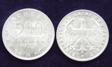 500 MARK 1923 A Alu Inflation