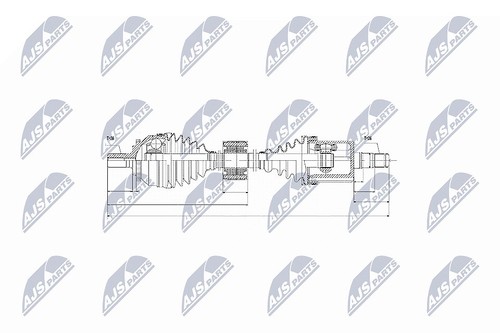Nty antriebswelle links - nty,