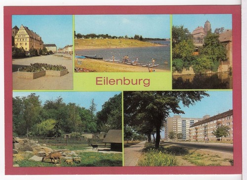 Eilenburg markt kiesgrube - ak,