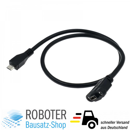 Einbaubuchse micro usb - usb, stecker