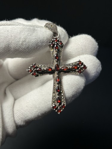 925 silber kreuz mit - 925,