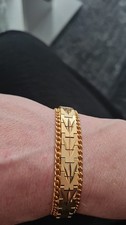 Vintage Armband 18 Karat-vergoldet ca. 1970 ca 19.cm lang LESEN !Kein Echtgold!!